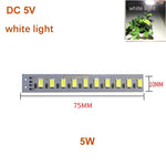 bande led 5v blanc blanc chaud diodes modernes 12w 5w 4w sans filaire 20cm