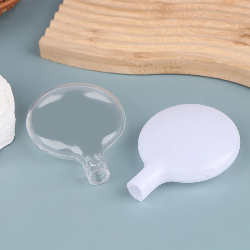 ampoule transparente moderne blanche ronde lisse éclairage led acrylique minimaliste