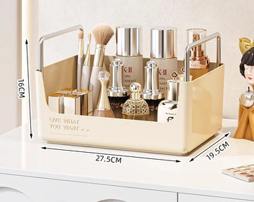 boîte rangement tiroirs blanc moderne maquillage cartes thé tasses sucre cosmétiques