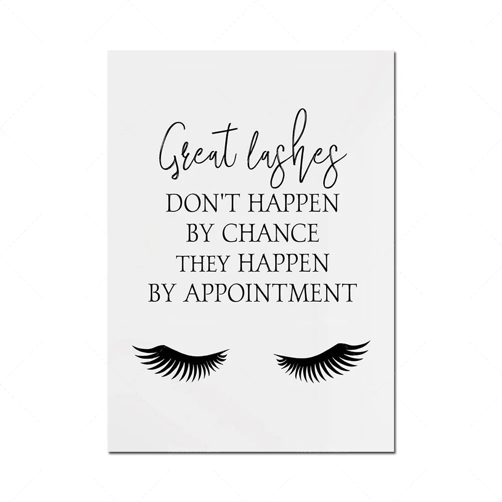 Les grands cils ne se forment pas par hasard, mais grâce à des rendez-vous réguliers.