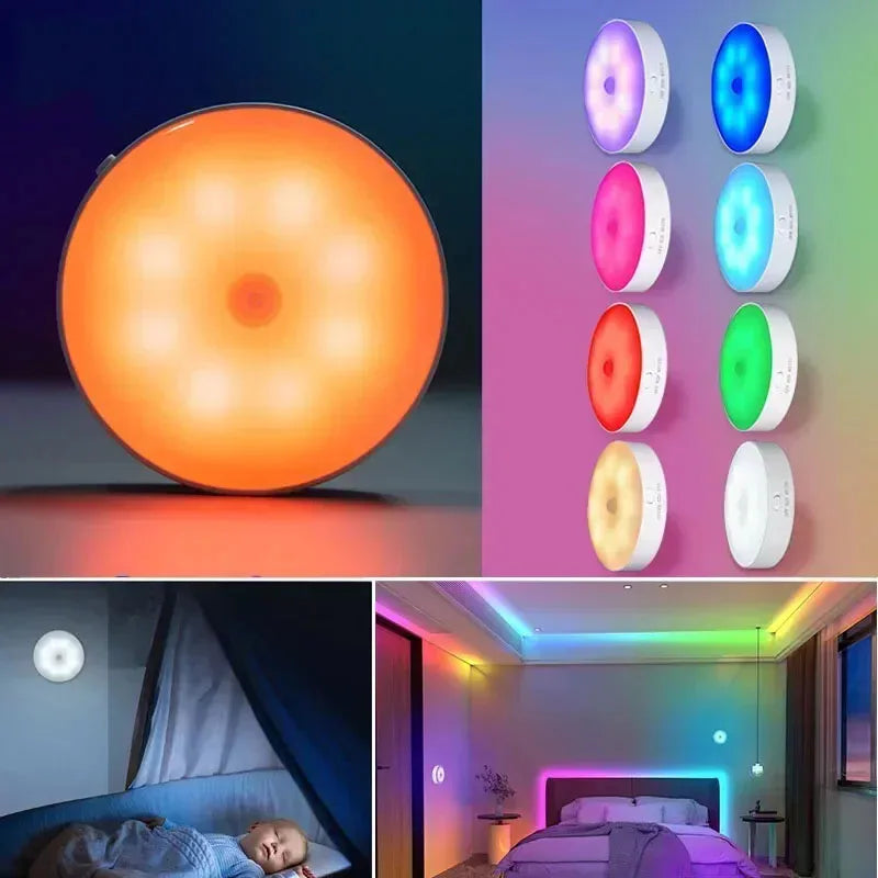 lampe led rechargeable usb aimantée mouvement blanc chaud moderne minimaliste