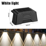 lumière solaire ip65 led extérieure moderne escaliers mur noir abs