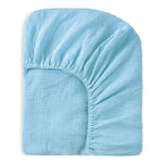 drap housse coton bébé ans rose pâle vert pastel gris clair bleu violet orange