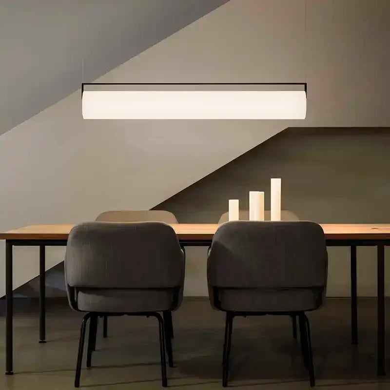 pendentif led acrylique blanc moderne minimaliste couleurs réglable 4000k 3000k 6000k
