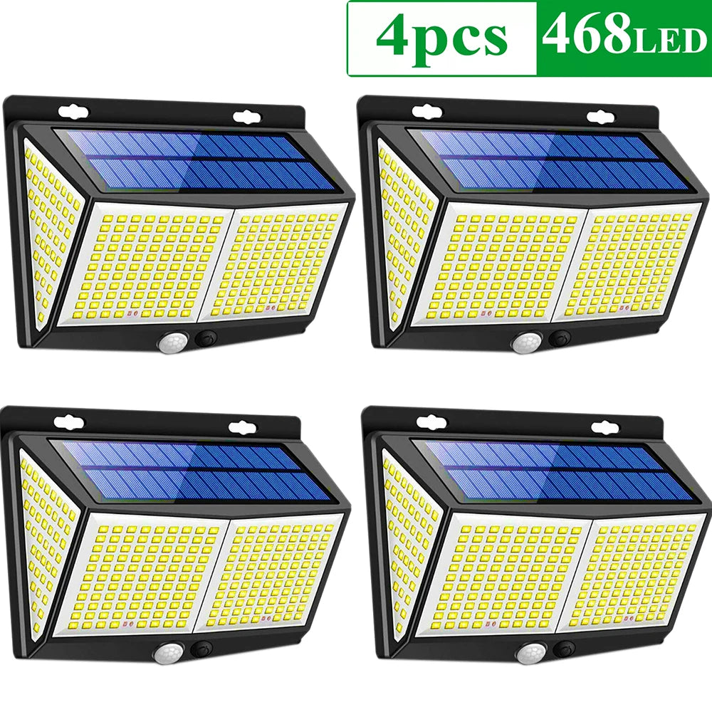 lumière solaire led moderne extérieure capteur mouvement panneau solaire clips noir bleu blanc