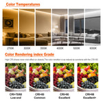 ruban led adhésif 24v 3000k 4000k 6000k 120led 180led 240led moderne chambre