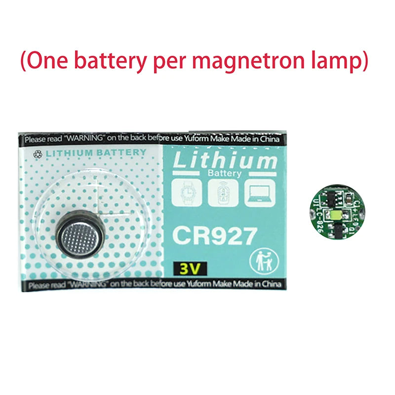 lampe led multicolore moderne filament circulaire batterie cr927 rouge verte jaune bleu