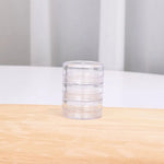 boîte rangement pot crème transparent moderne sans fixation 5g 18mm 31mm