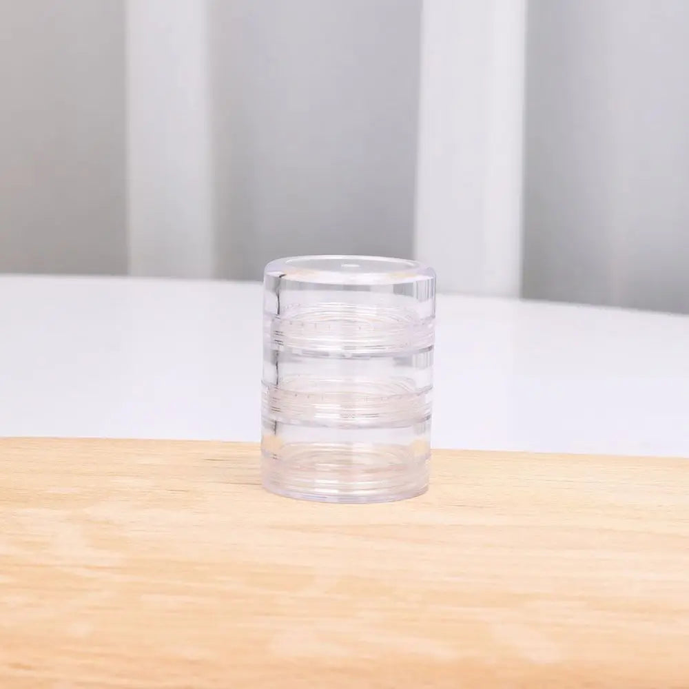boîte rangement pot crème transparent moderne sans fixation 5g 18mm 31mm