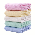 couverture bébé gaze plissée vert pastel douce 12 mois blanc bleu clair