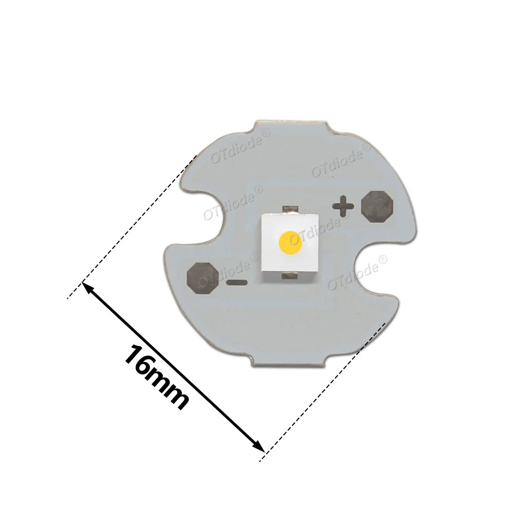 LED chip blanc haute puissance 3W 5W 16mm 20mm PCB moderne