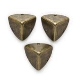 protections d'angle bronze vieilli 16 pièces fixations texturées industriel vintage