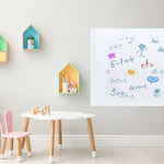 tableau blanc autocollant effaçable sec moderne adhésif mur 45x300 cm facile nettoyage maison école