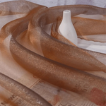 tissu polyester pailleté rouge doré beige rose élégant brillant translucide femme adulte