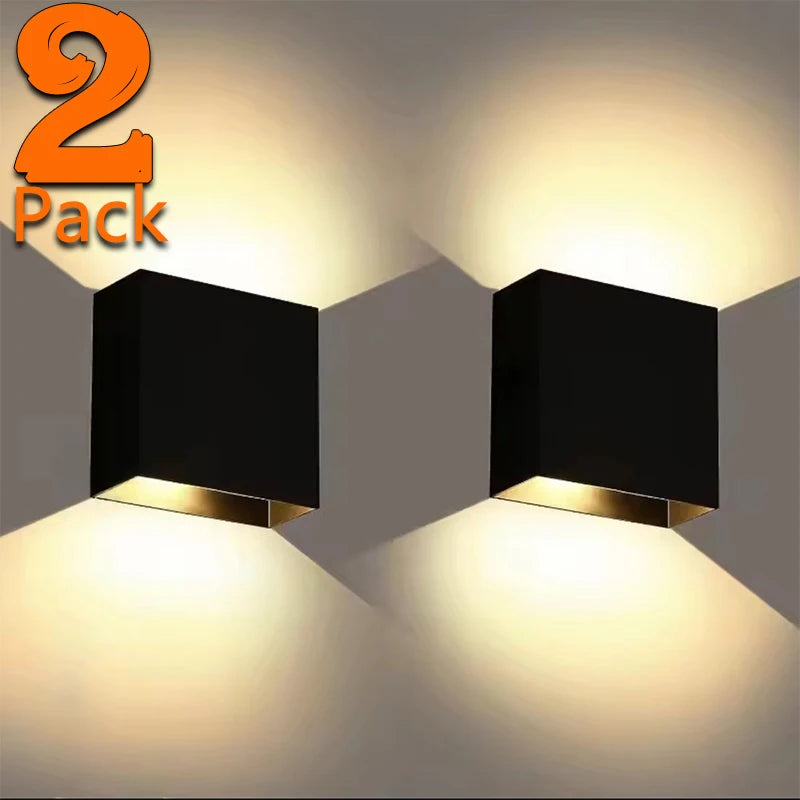 lampe murale led noire moderne minimaliste aluminium led driver