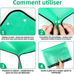 tapis pliable jardinage vert imperméable clips multifonctionnel pinces terre bouteille pulvérisation pot fleurs