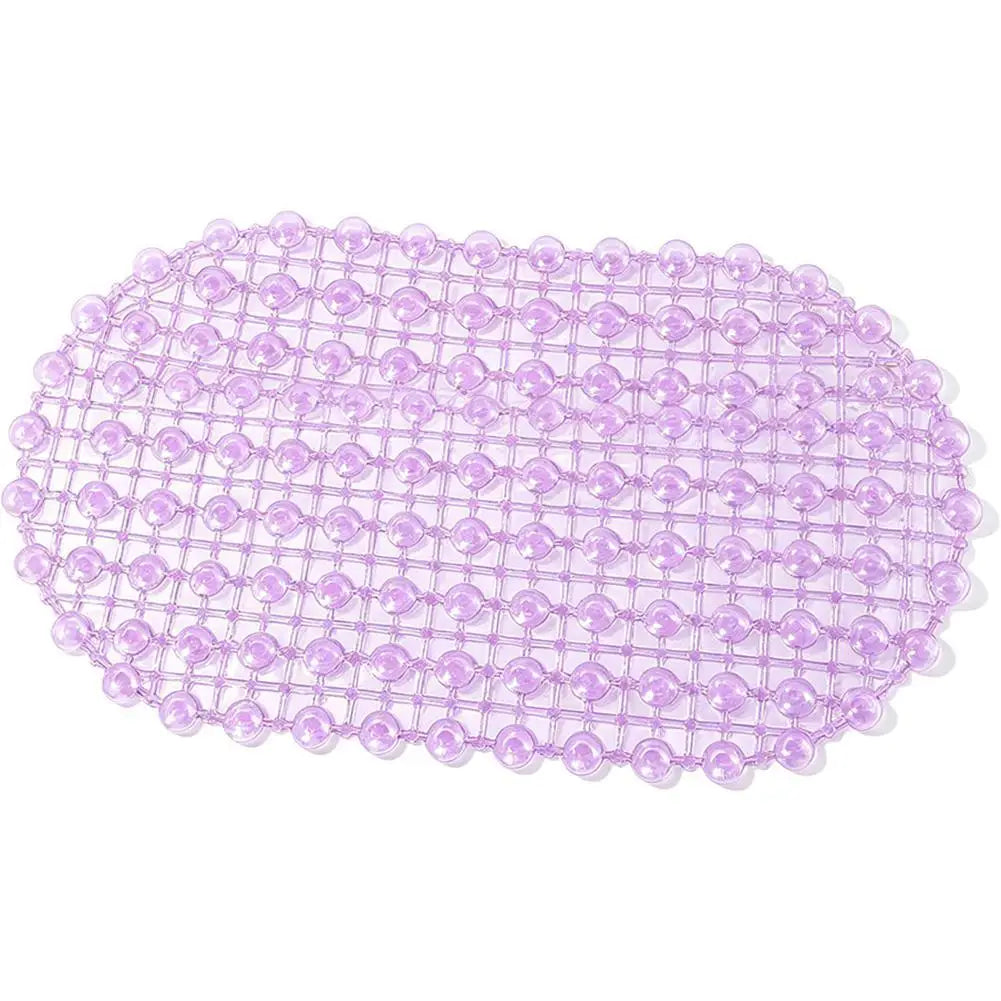 tapis douche relief bleu rose violet vert moderne pvc antidérapant salle bain
