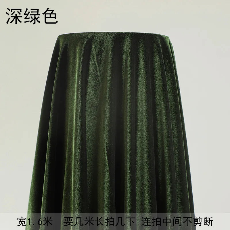 tissu velours polyester uni opaque moderne vert foncé vert clair noir rouge blanc resistant