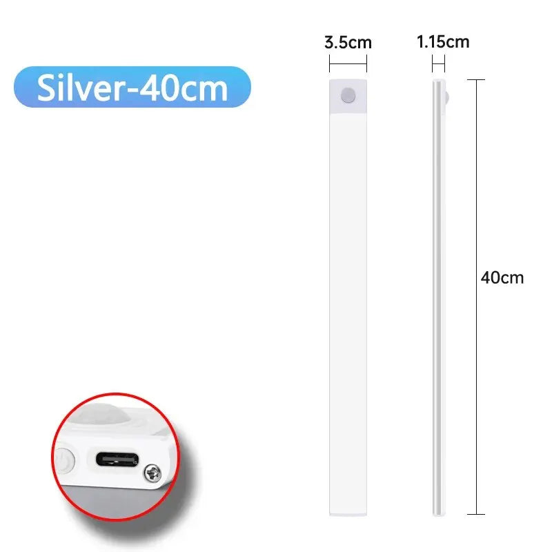 lampe led rechargeable adhésive 5v blanc moderne 10cm 20cm 30cm 40cm 50cm