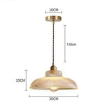 Suspension lumineuse vert rayées ampoule chaîne corde vintage rétro blanc doré