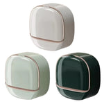 distributeur savon moderne adhésif blanc or rond brillant grille tailles différents savons
