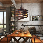 lampe suspendue industrielle or bronze abatjour noir éclairage salon chambre moderne vintage