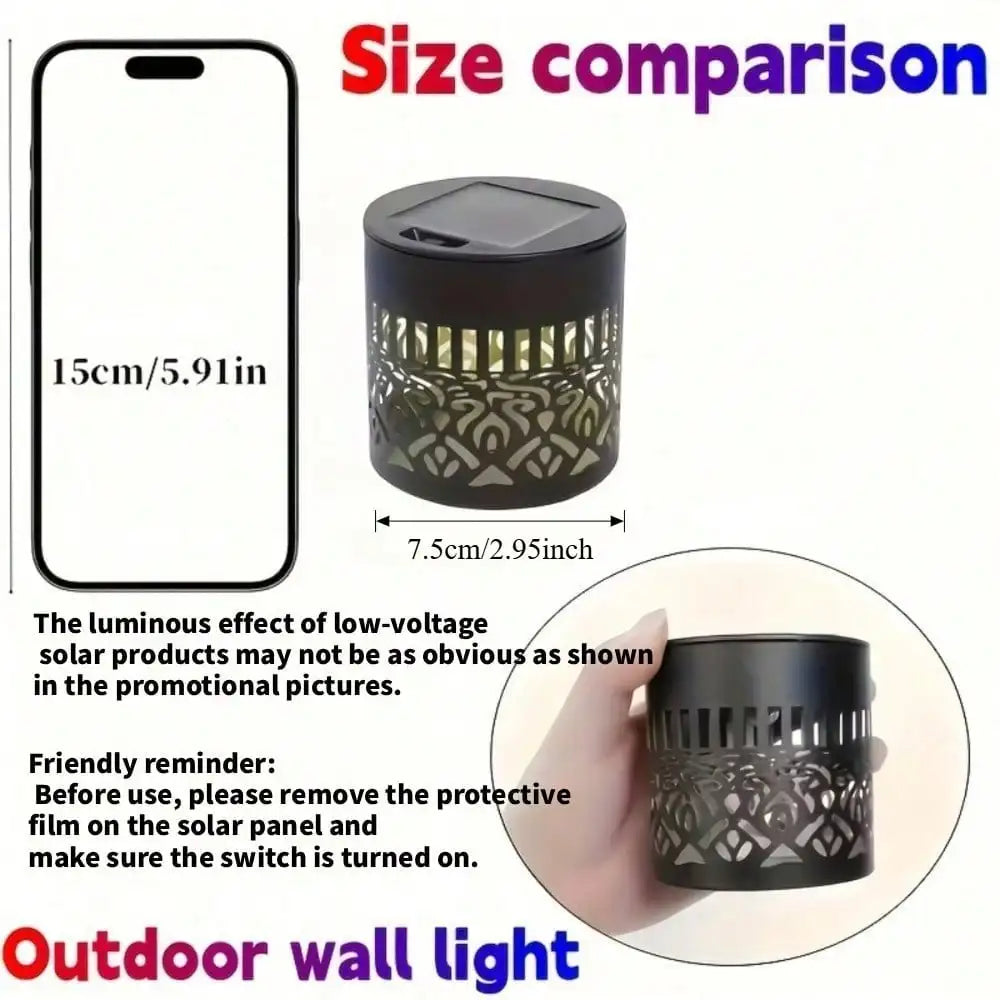 lampe murale mandala multicolore moderne violet bleu orange verte solar jardin