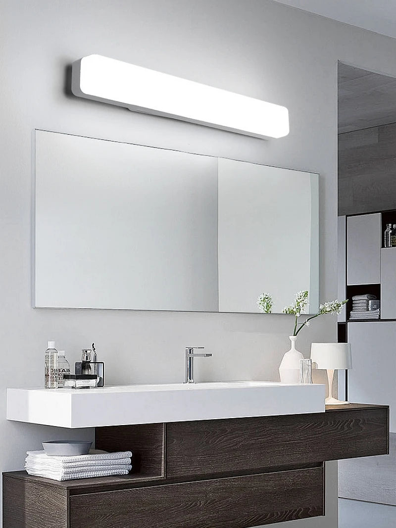 luminaire led moderne blanc fixe mural cuisine salle manger 20cm 40cm