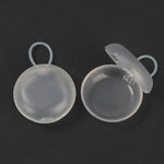 boîte rangement bouchons oreilles noir blanc compact annuel suspension bijoux accessoires rond matériau