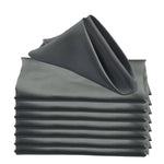 serviettes table satin carrées mariage décoration fête couleur unie classique