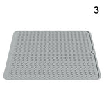 protector pad silicone gris perforé moderne adhésif cuisine respectueux environnement 50x40cm