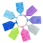 porte clés moderne violet bleu vert rose gris rayures géométriques