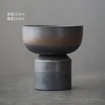 bol céramique moderne marbré couleur marron beige gris artisanal table thé decoration