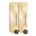 distributeur savon main noir moderne adhésif bouchons remplissage liquide salle bain chambre cuisine