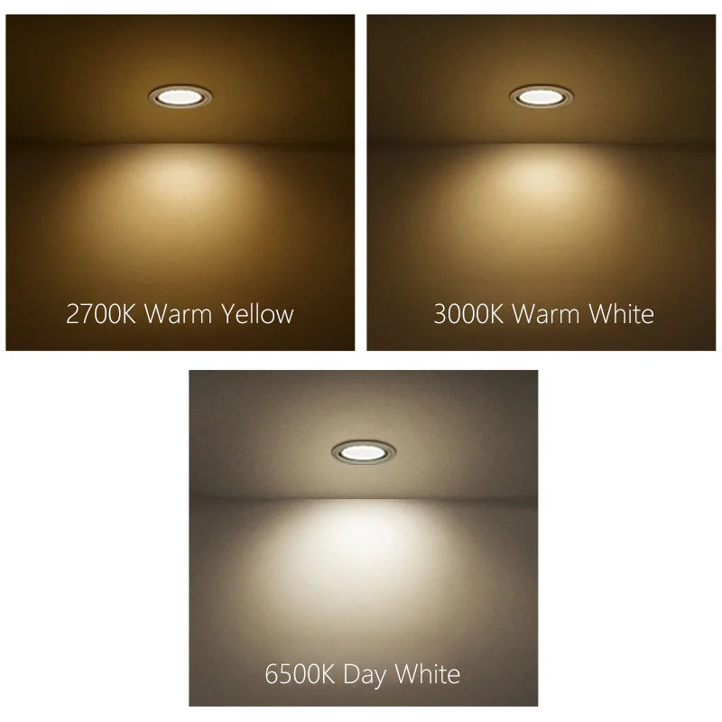 ampoule led gu10 2700k 6500k 4w 250lm blancs classiques 36deg 15000h