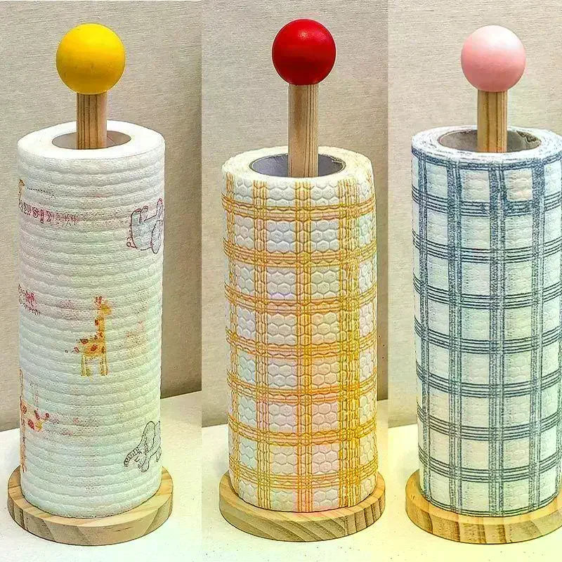porte serviettes moderne bois imprimé animaux couleurs variées fixations perches serviettes imprimées