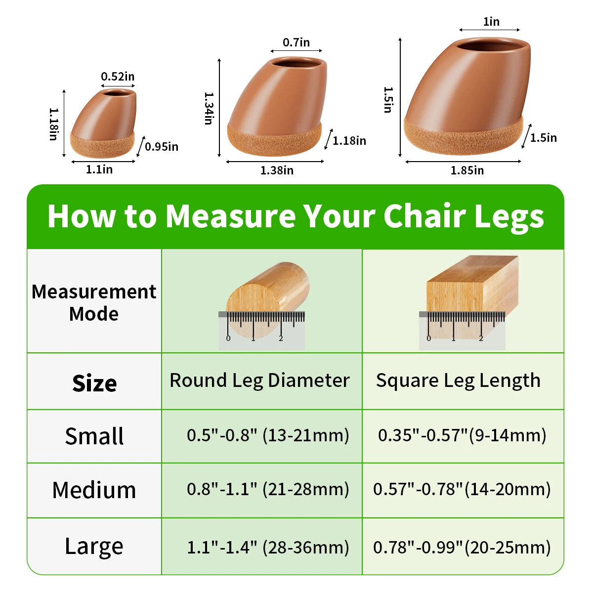 protège pieds meubles marron clair fausse fourrure adhésif moderne durable élastique anti usure