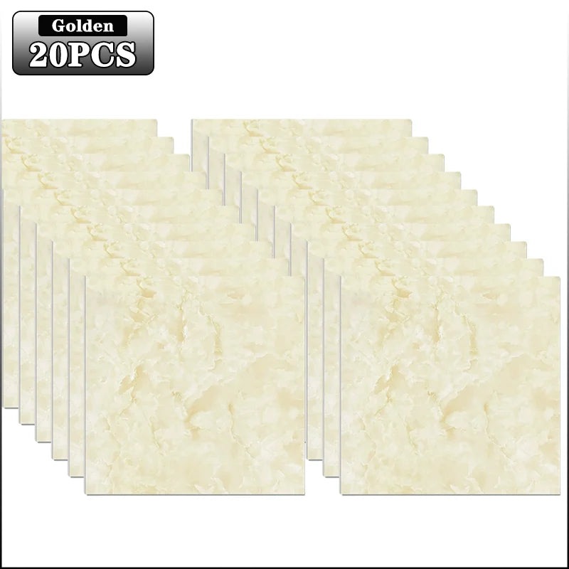 panneaux decoratifs marbre gris blanc adhesifs sol mur modernes pack 10 pieces