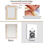 Cadre photo sur toile de différentes tailles et couleurs