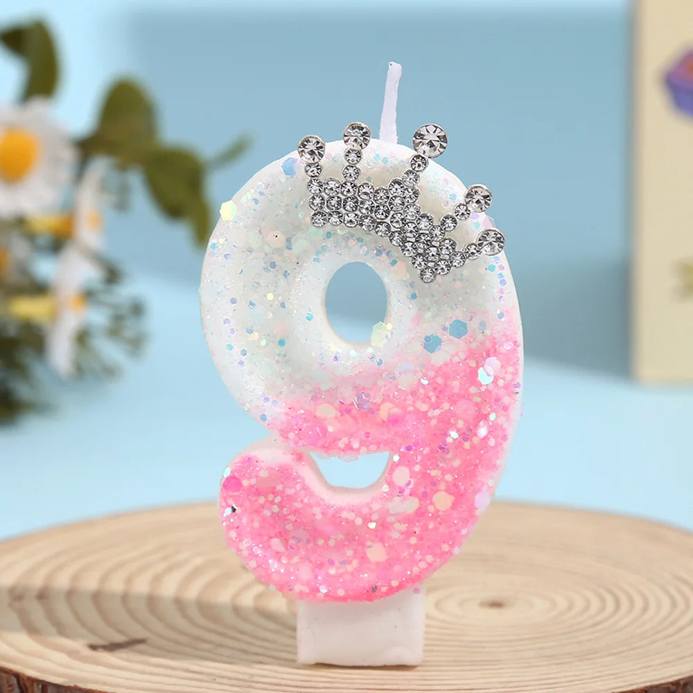 bougies decoratives pailletees blanc rose argenté festif tringle inclusion boite rangement transparente