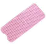 tapis bain antidérapant bleu clair pvc ventouse trous drainage moderne