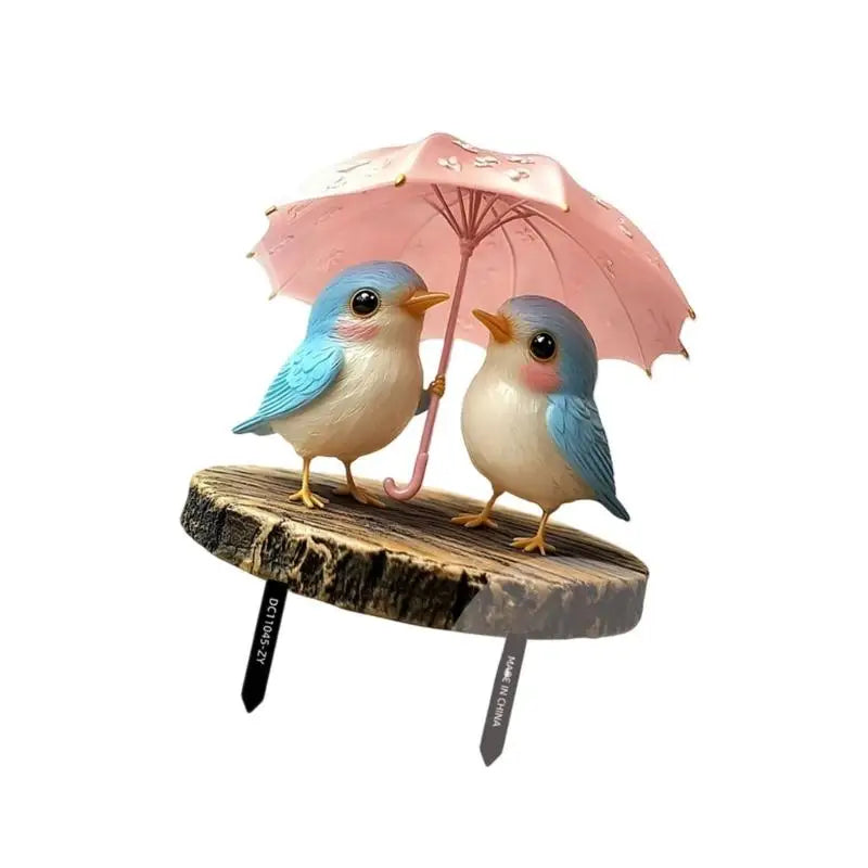 panneau decoratif escargots oiseaux cartoon eyelets exterieur jardin ornement adresse