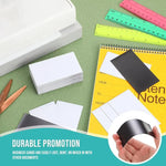 cartes visite magnétiques blanc noir adhésif moderne 20 pcs 50 pcs 50x20mm