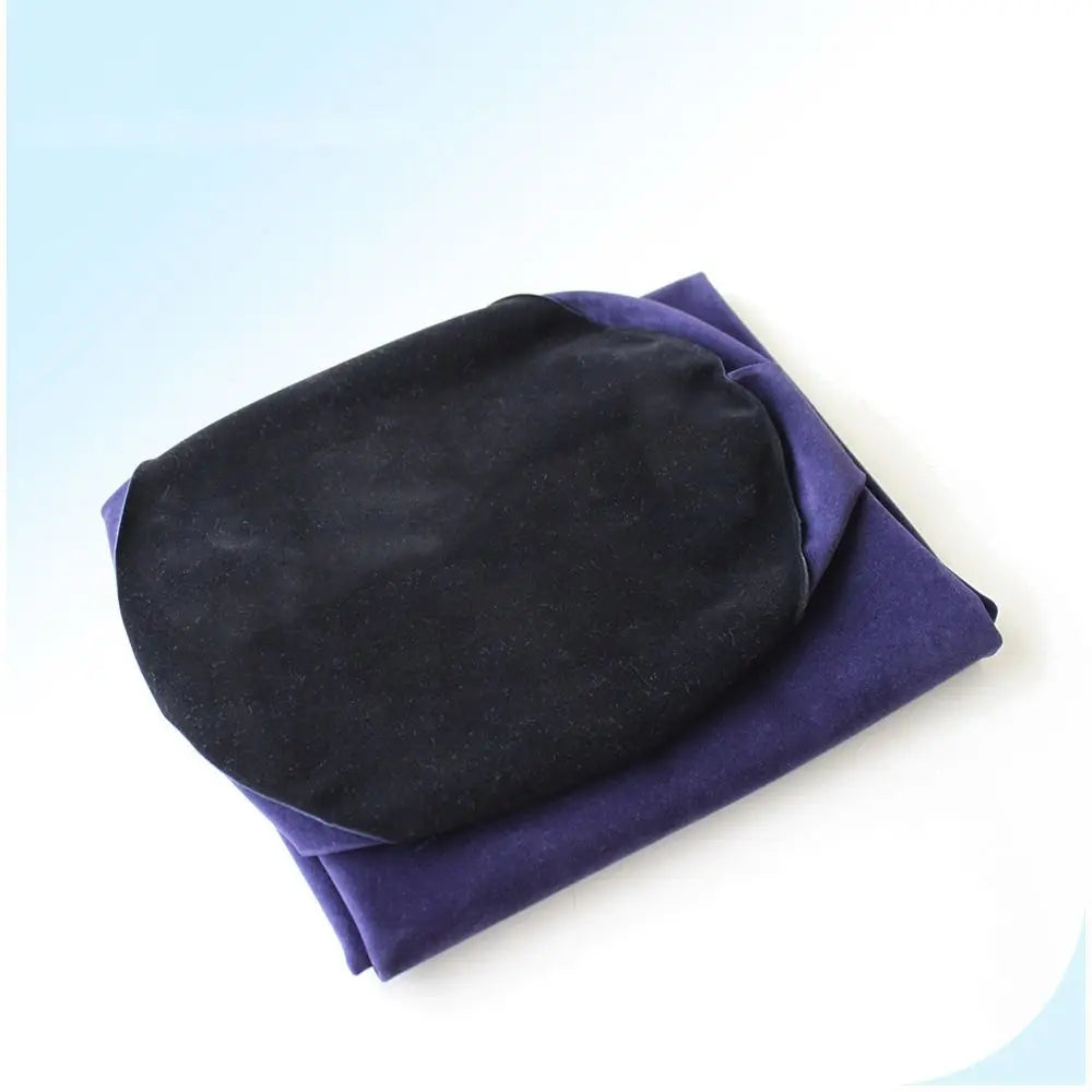 coussin gonflable bleu uni moderne relaxation lit rectangulaire polyester microfibre