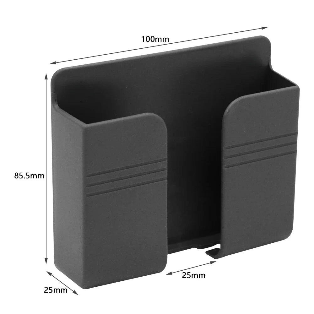 support mural smartphone adhésif blanc noir respectueux environnement moderne multifonctionnable rangement télécommande