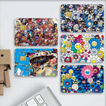 autocollants imperméables cartes credit debit transport multicolore floral popart adhésifs portefeuilles cartes modernes