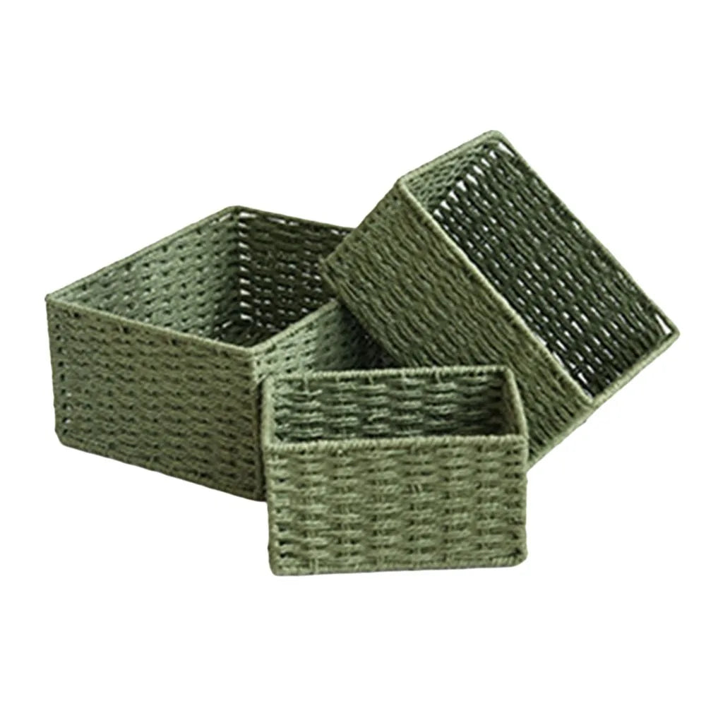 paniers tissage osier beige marron rouge vin vert bleu rustique naturel respectueux environnement