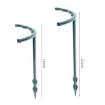 supports plante vert foncé moderne 16cm 27cm 16 tiges pliantes