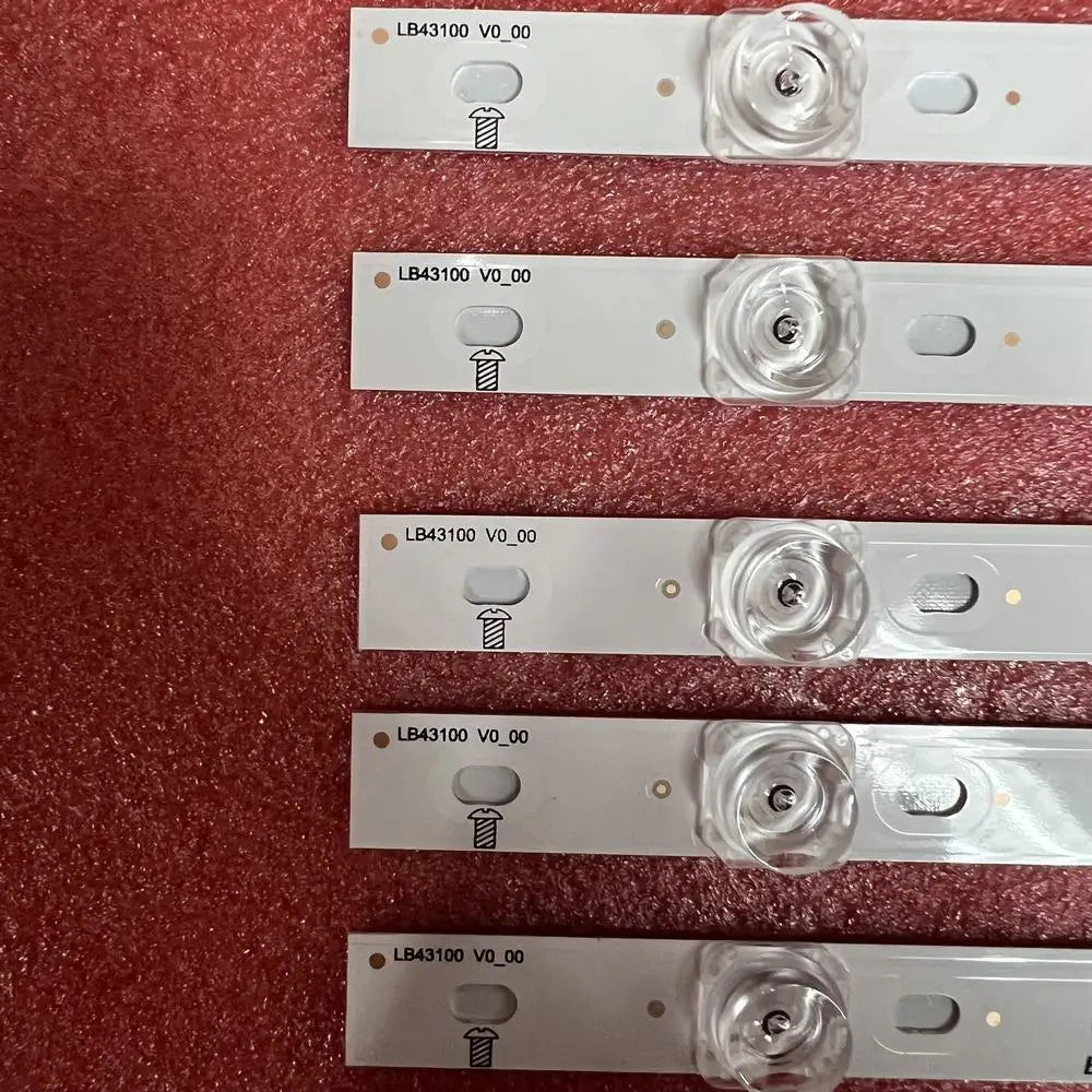 bande led rétroéclairage téléviseur transparent bleu remplacement écran plat vis kit réparation