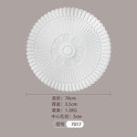 decoratif blanc ornements floraux classique diametre 40cm 50cm 60cm 76cm